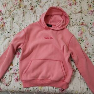 White Fox Boutique Pink Hoodie